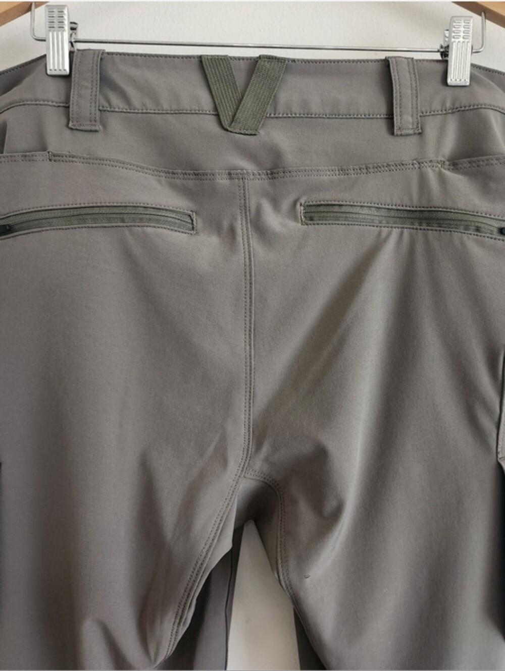 5.11 Tactical Trail Cargo Pants Mens 34x34 Slim Fit Green Hiking Outdoor Gear - Picture 9 of 14